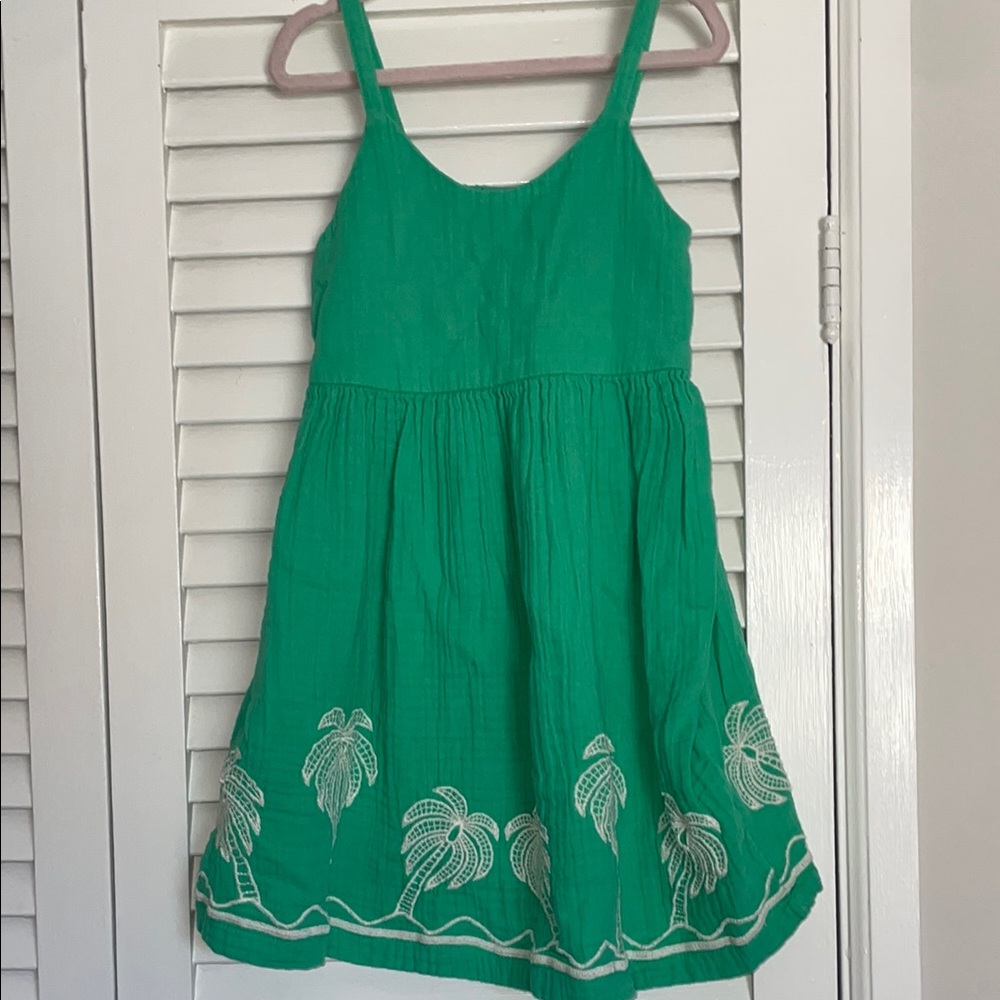 Old Navy Green Smocked Sundress Sleeveless Resort Wear